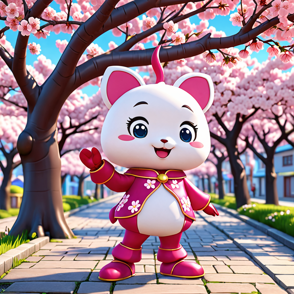 秋田県 秋田市 桜のゆるキャラ 2