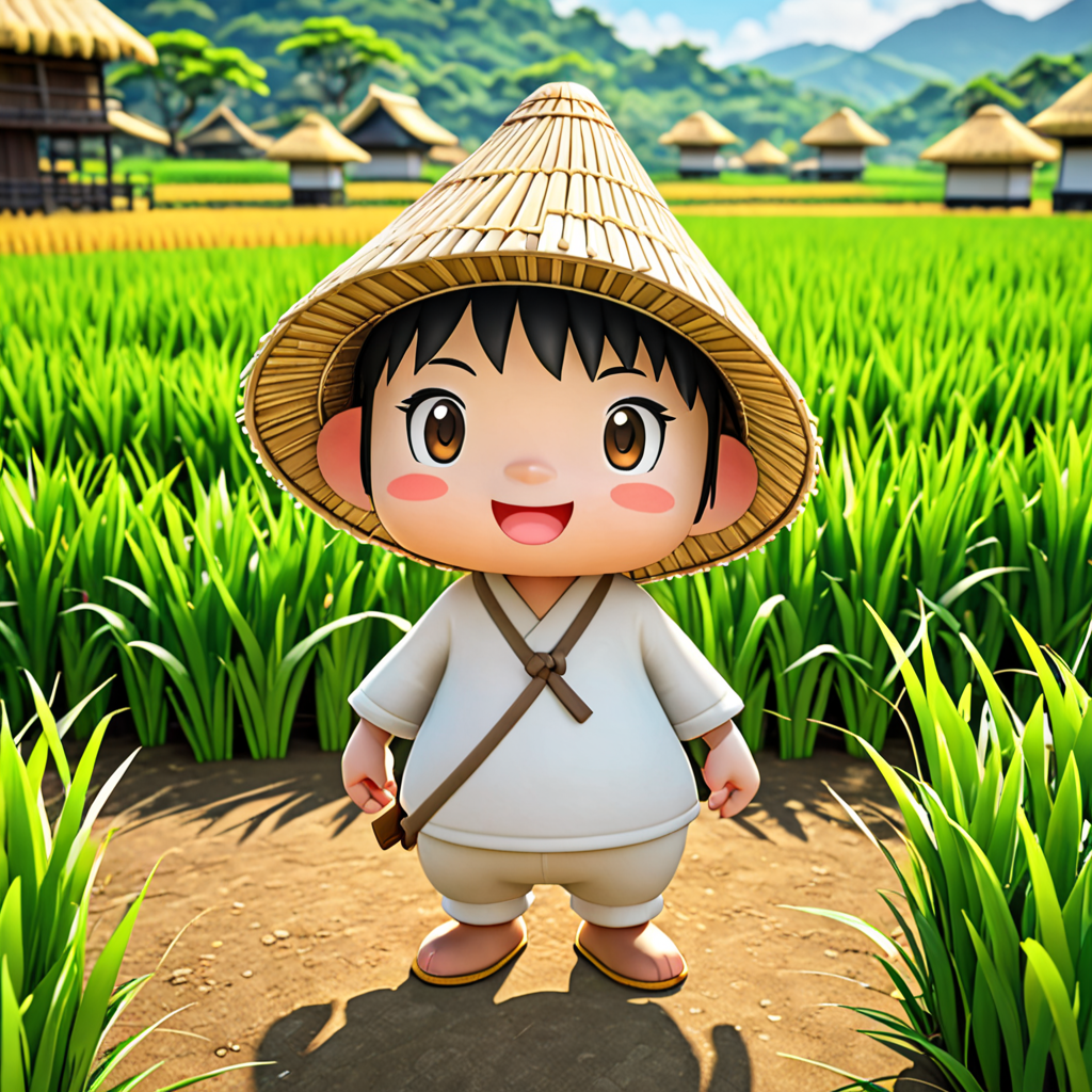 秋田県 南秋田郡大潟村 西のゆるキャラ 2