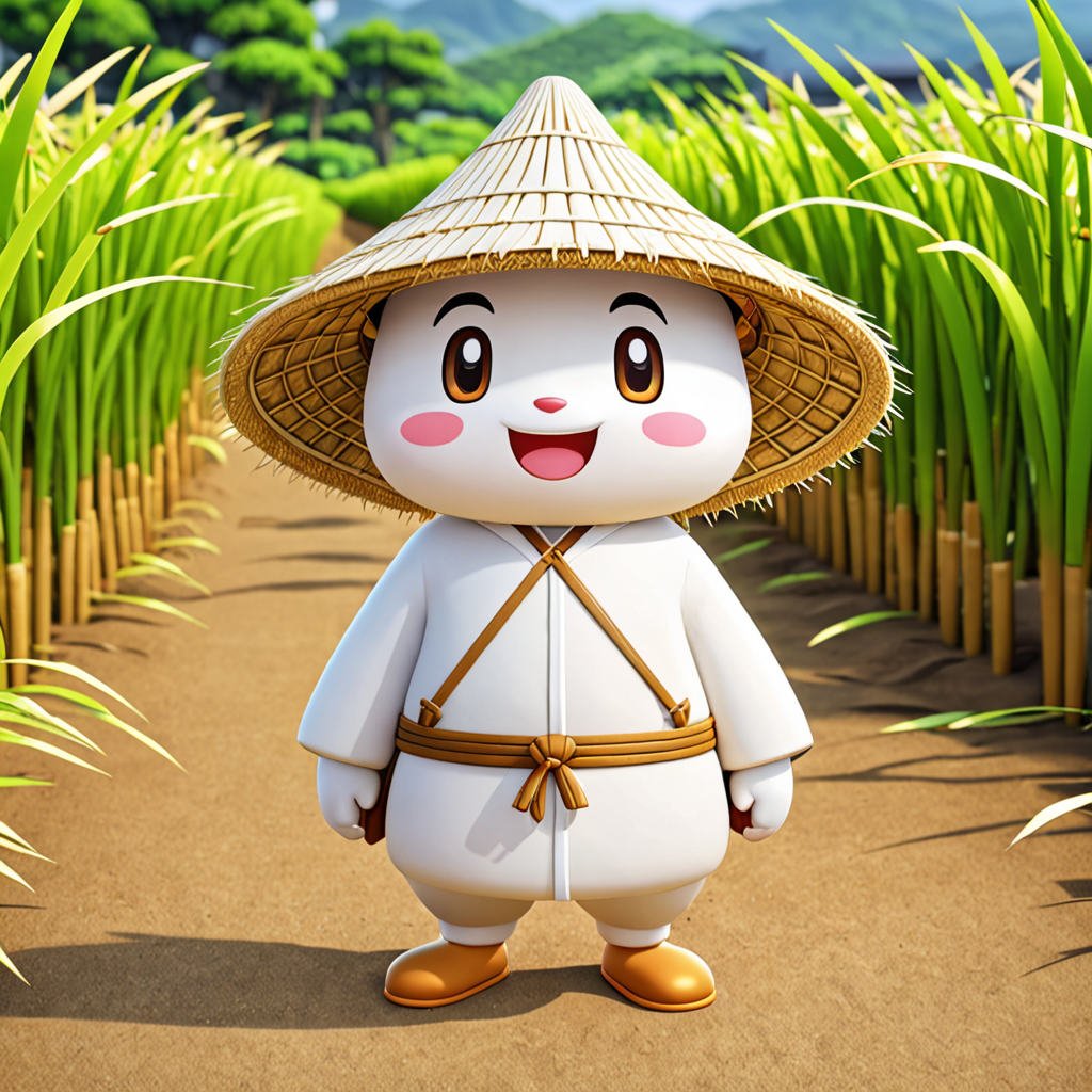 秋田県 南秋田郡大潟村 方口のゆるキャラ 3