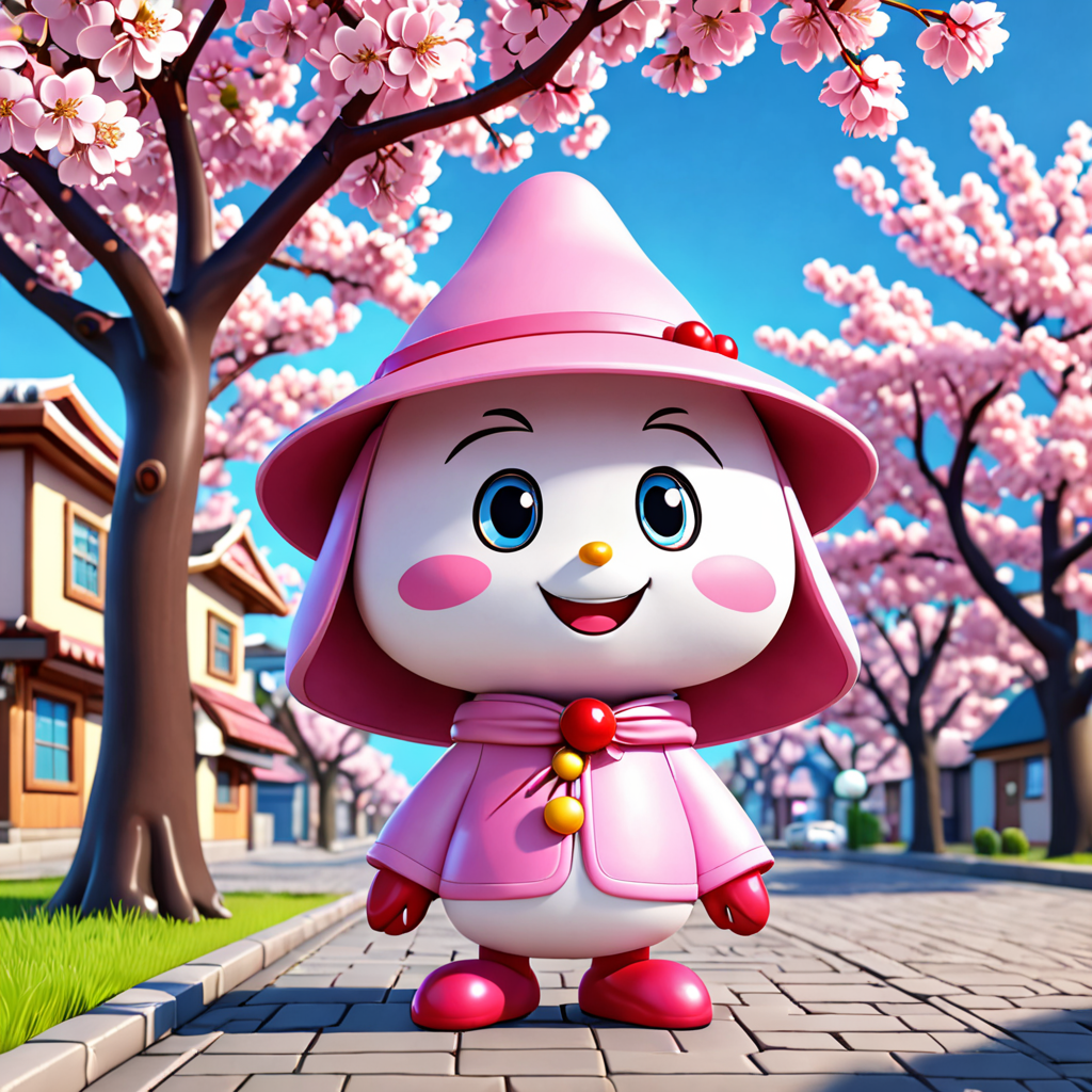 秋田県 秋田市 寺内児桜のゆるキャラ 3
