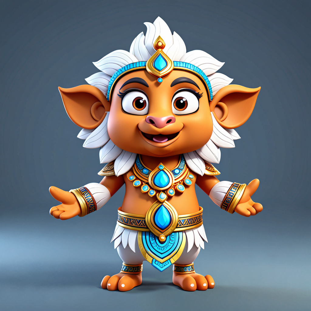 秋田県 由利本荘市 中梵天のゆるキャラ 2