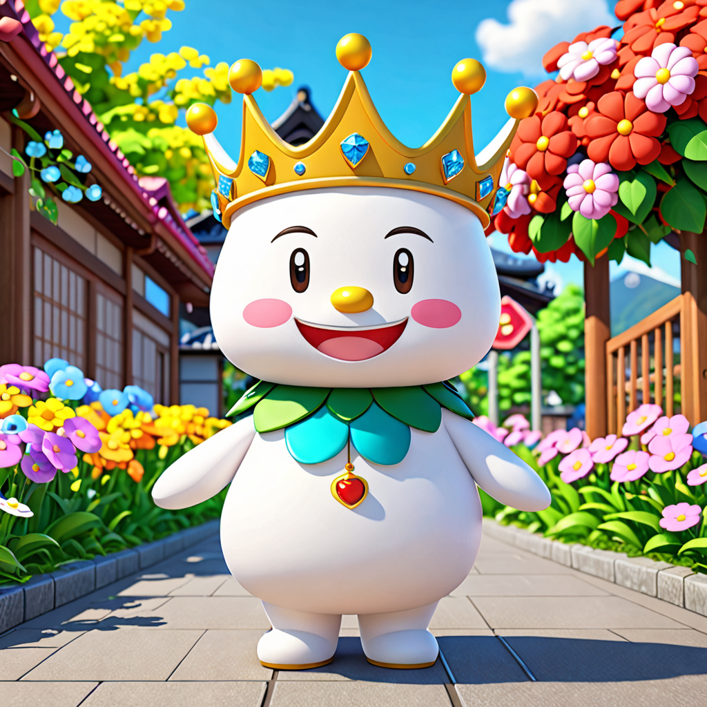 秋田県 北秋田市 花園町のゆるキャラ 3