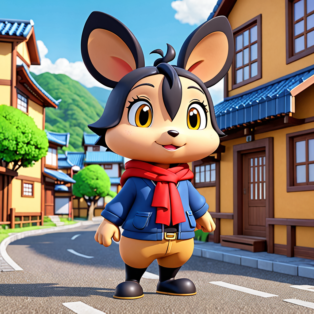 秋田県 仙北郡美郷町 鑓田のゆるキャラ 3