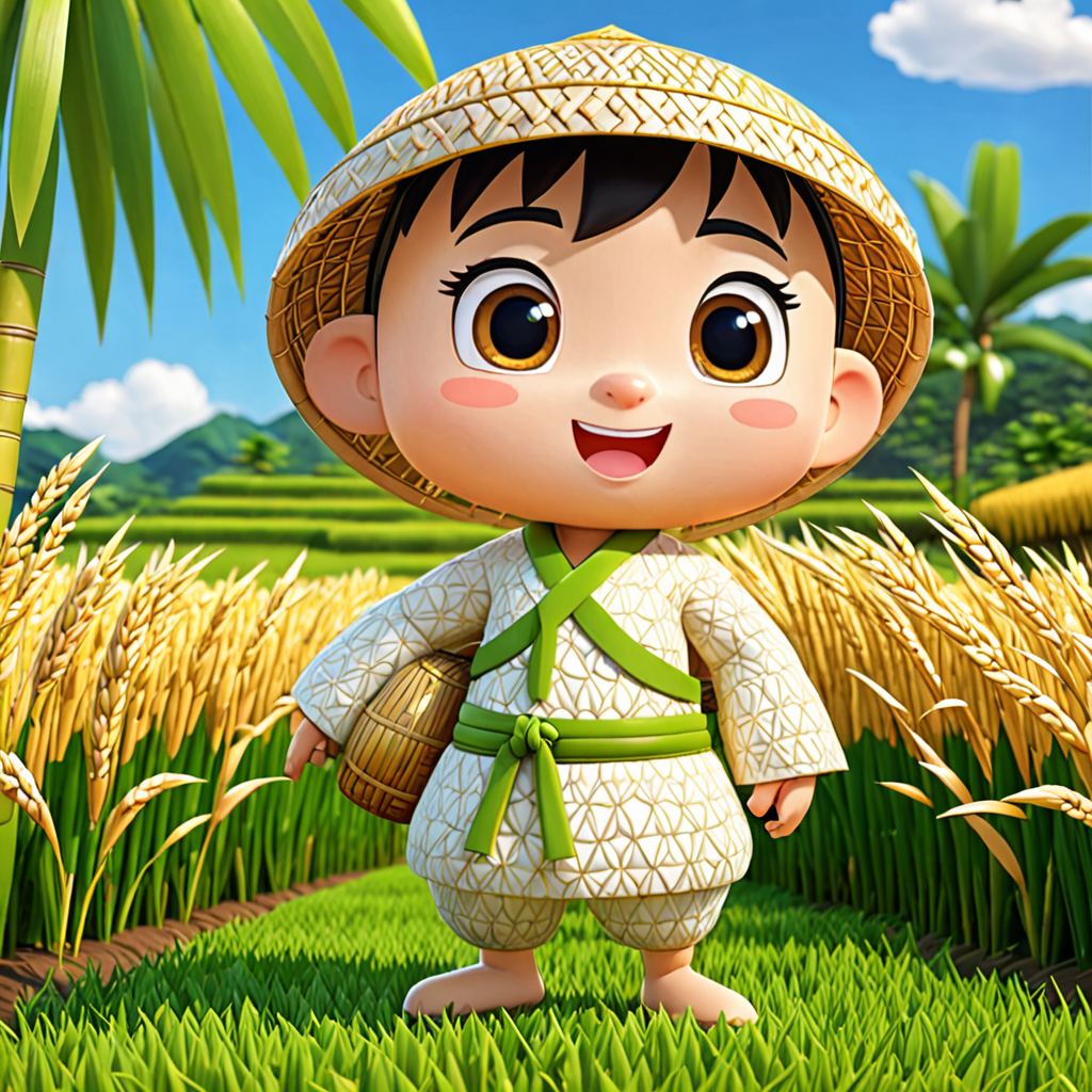 秋田県 大仙市 南外十二袋のゆるキャラ 2