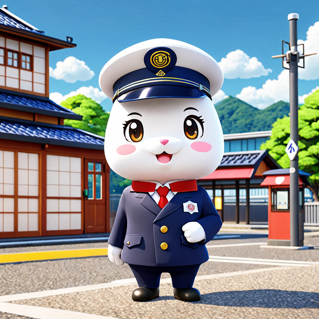 モリモリ駅長