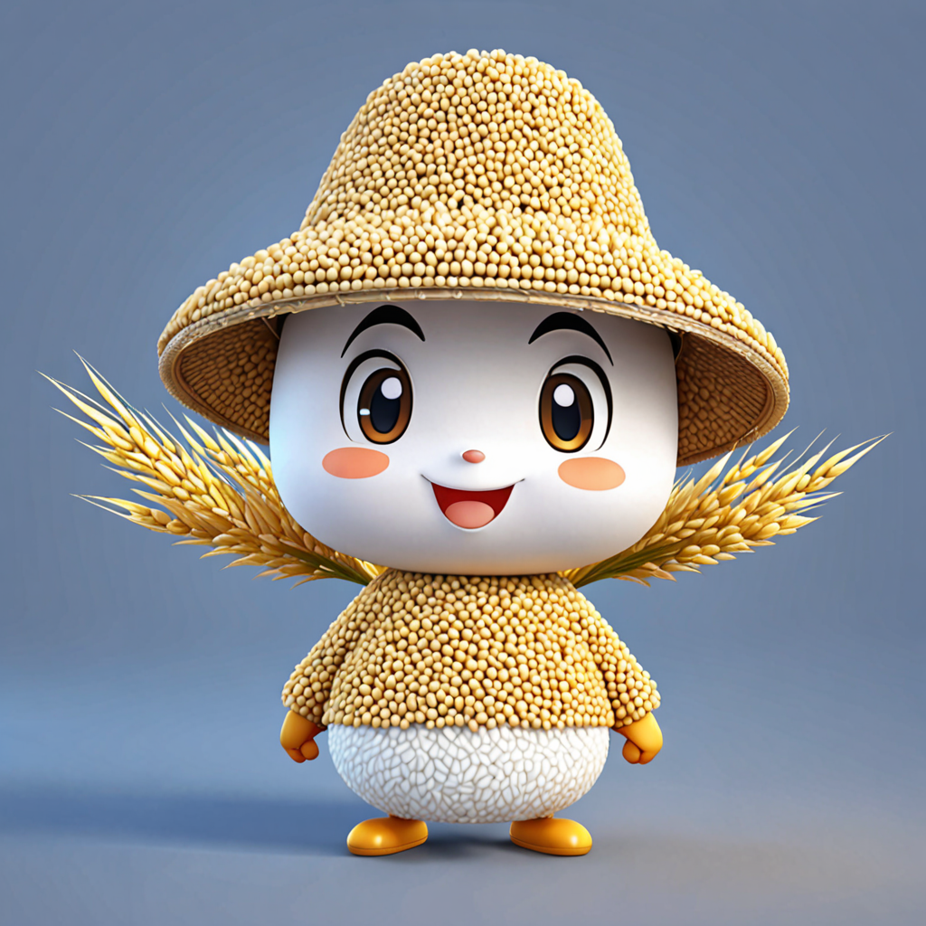 岩手県 北上市 新穀町のゆるキャラ 3