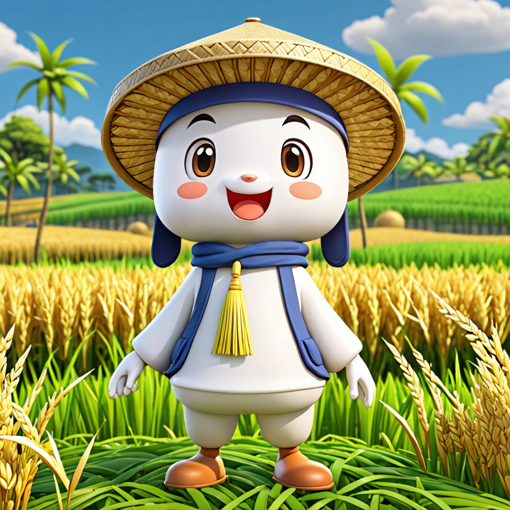岩手県 花巻市 田力のゆるキャラ 3