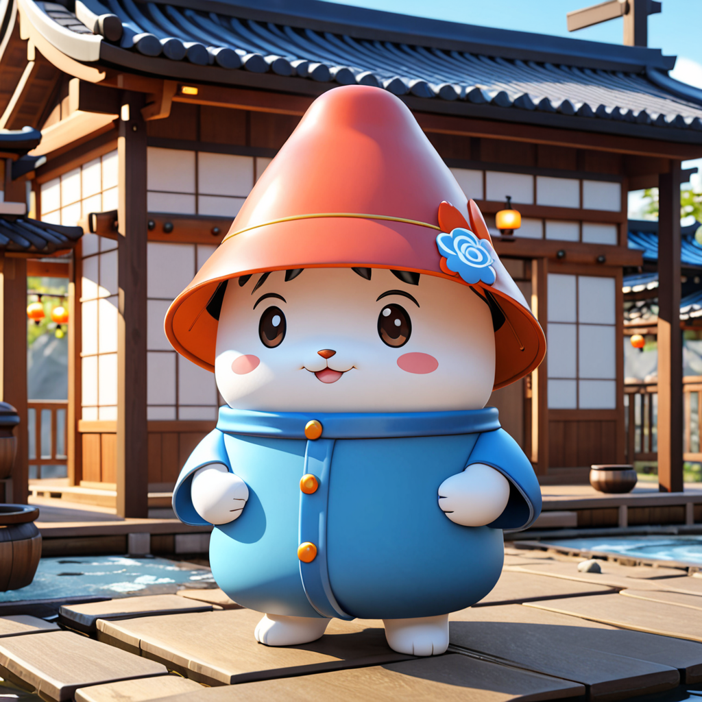 岩手県 二戸市 浄法寺町荒屋敷のゆるキャラ 2