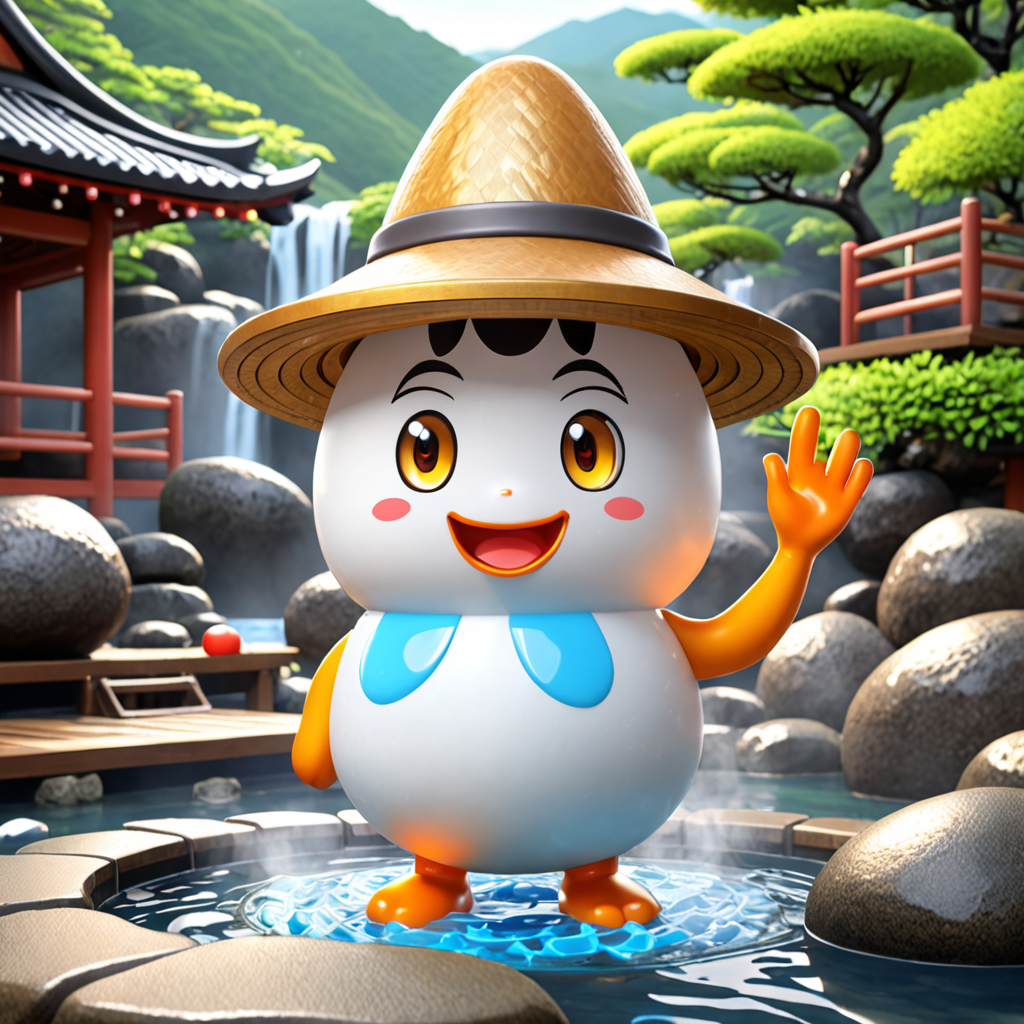 岩手県 八幡平市 湯の沢のゆるキャラ 3