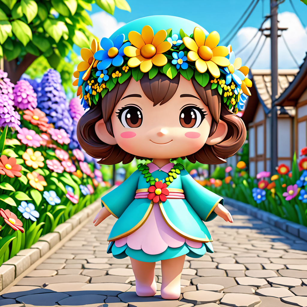 岩手県 一関市 花泉町老松のゆるキャラ 3