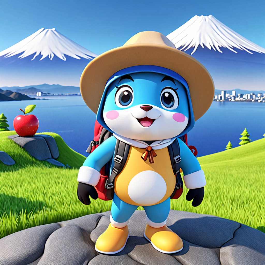 青森県 平川市 日沼富岳のゆるキャラ 2