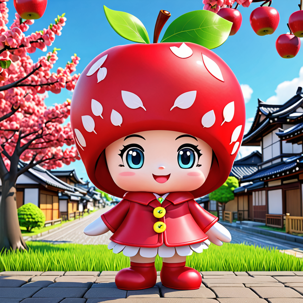 青森県 弘前市 十面沢のゆるキャラ 3