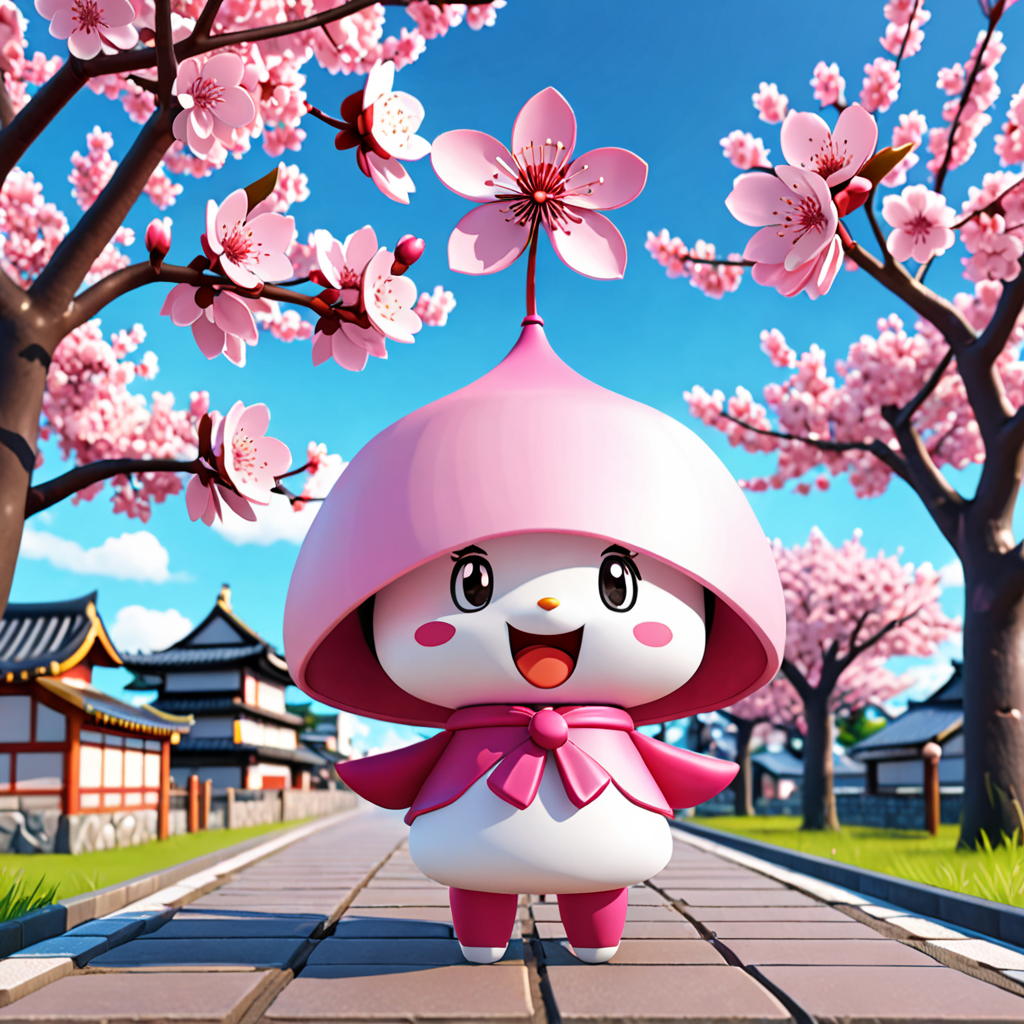 青森県 弘前市 桜庭のゆるキャラ 2