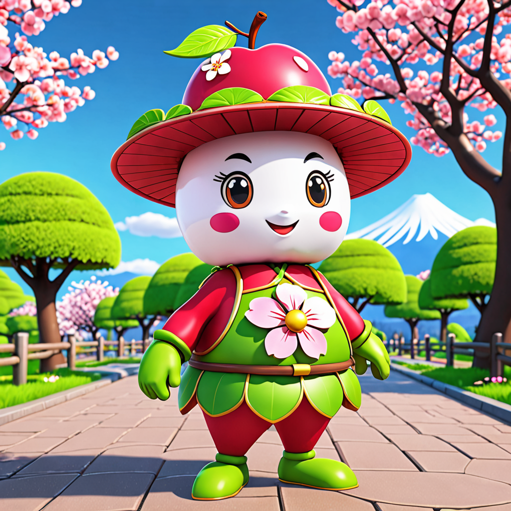 青森県 弘前市 岩賀のゆるキャラ 2