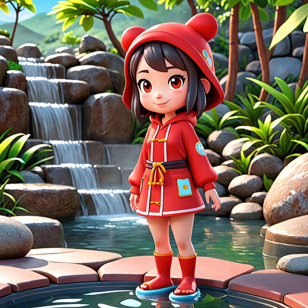アカイカワのアカイちゃん