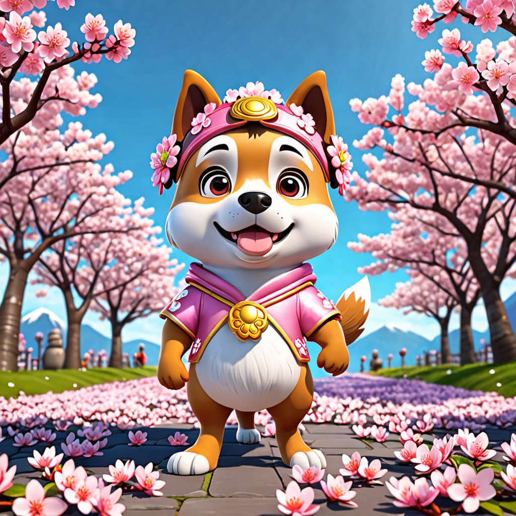 北海道 虻田郡真狩村 桜川のゆるキャラ 2