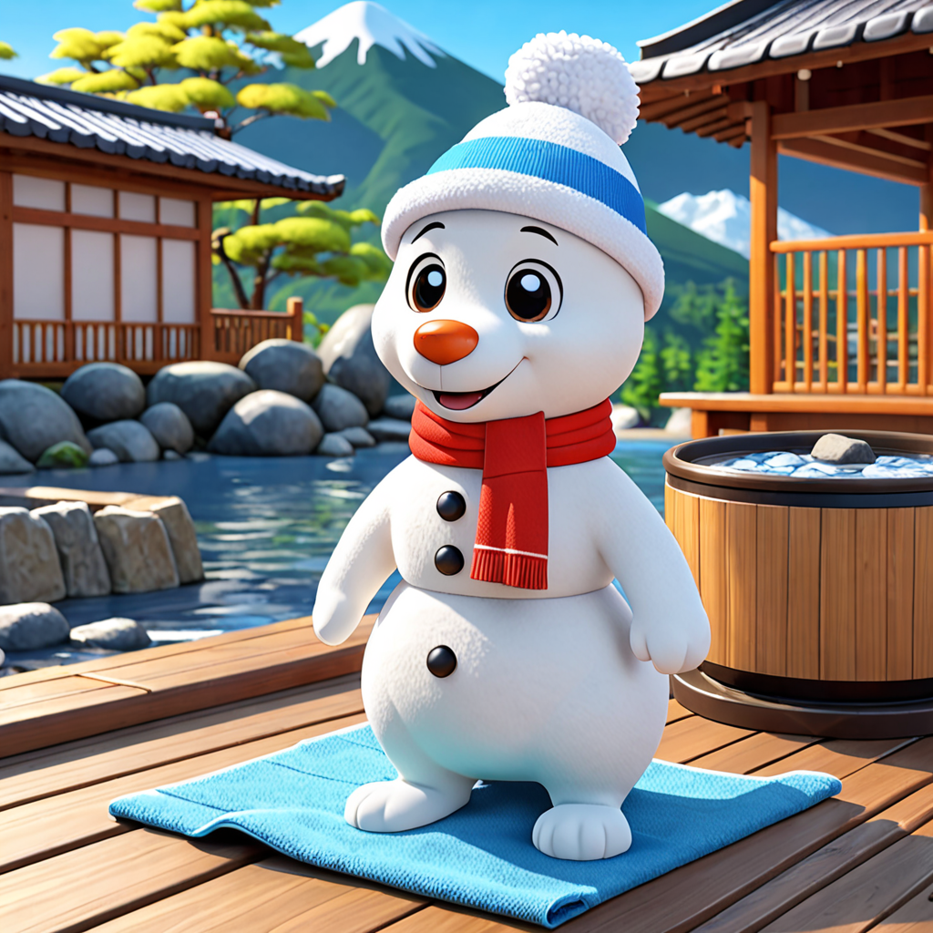北海道 虻田郡留寿都村 泉川のゆるキャラ 2