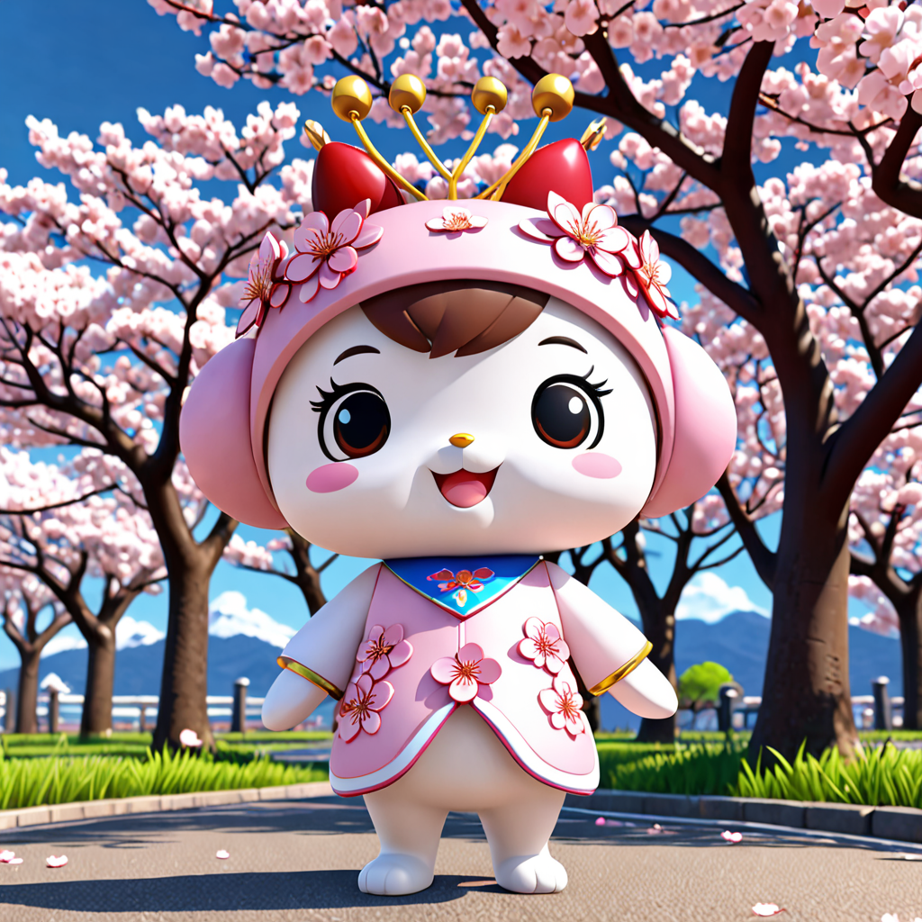 北海道 夕張郡栗山町 桜丘のゆるキャラ 3