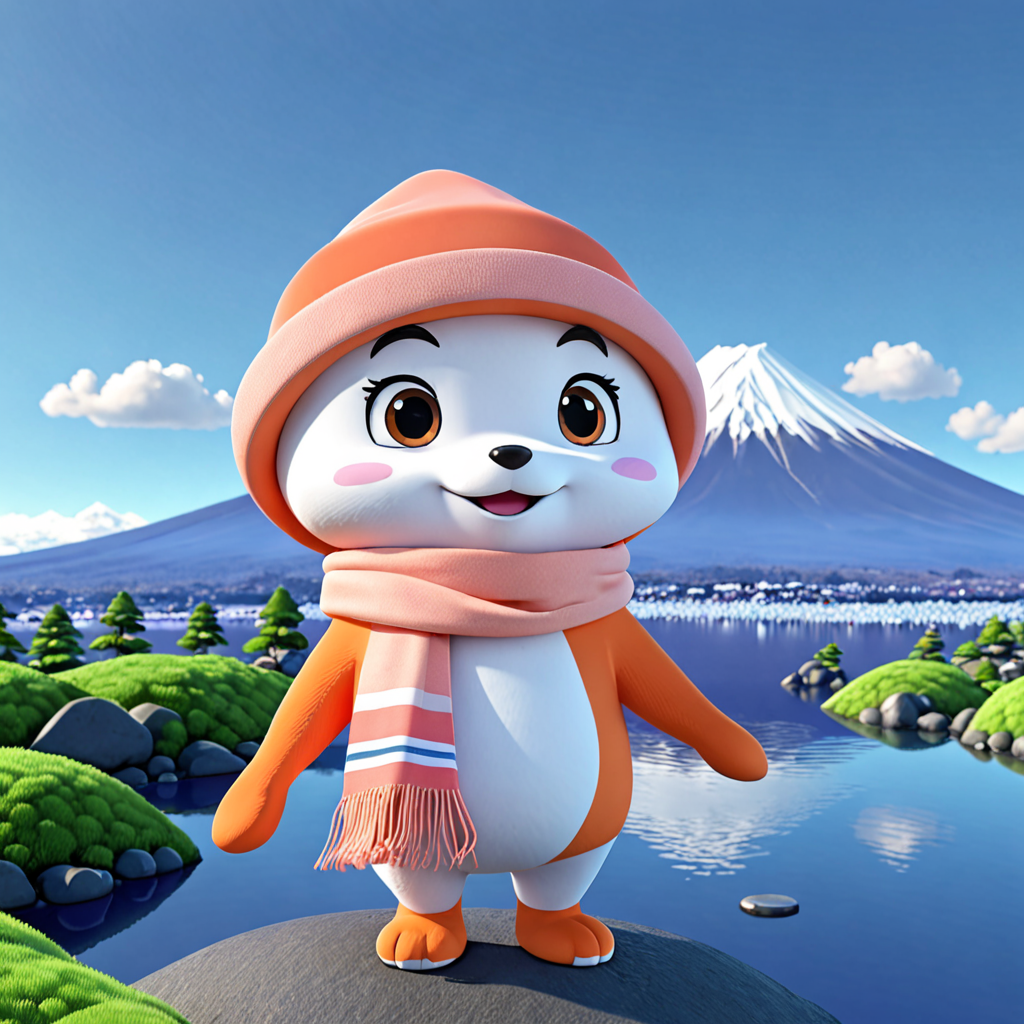 北海道 斜里郡斜里町 富士のゆるキャラ 2